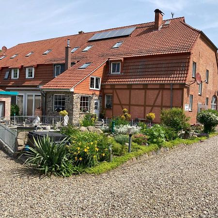 Landhausidyll Apartment Wohn- Und Schlafzimmer Klutz Buitenkant foto