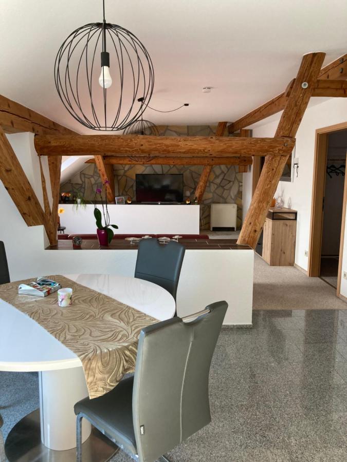 Landhausidyll Apartment Wohn- Und Schlafzimmer Klutz Buitenkant foto